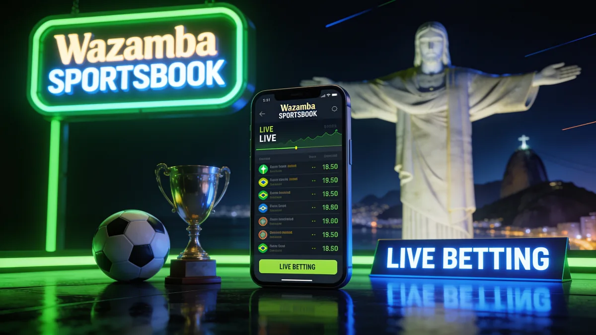 Aplicativo Móvel da Wazamba para jogadores no Brasil